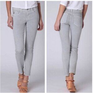 AG Adriano Goldschmied The Stevie Ankle Gray Dot Jeans Size 29R